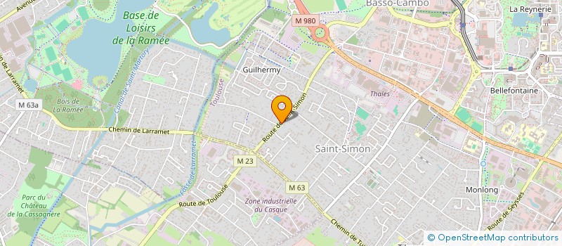 localisation de l'entreprise CADELINVEST à TOULOUSE