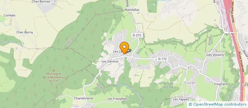 localisation de l'entreprise CADELLAC  CUVAT