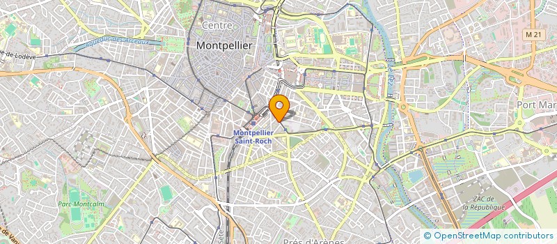 localisation de l'entreprise CADEMENAGE à MONTPELLIER