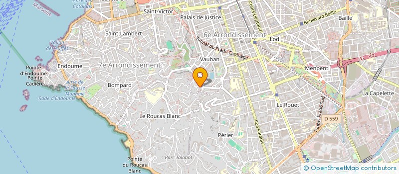 localisation de l'entreprise CADEMIA à MARSEILLE