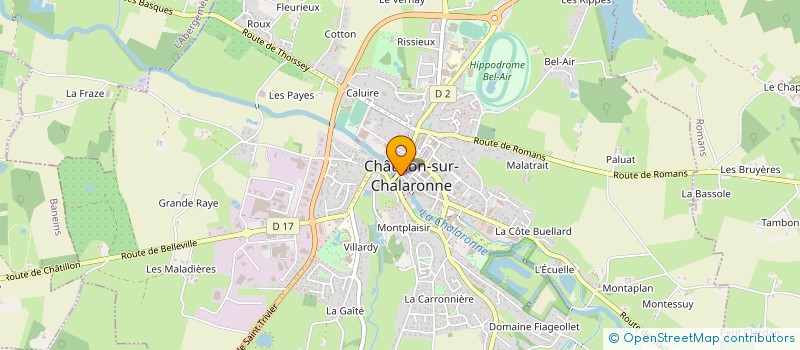 localisation de l'entreprise CADENAS FRANCE à CHATILLON-SUR-CHALARONNE