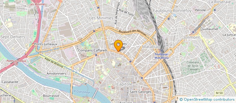 localisation de l'entreprise CADENAT HENRY à TOULOUSE