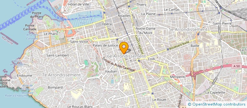 localisation de l'entreprise CADENCE à MARSEILLE