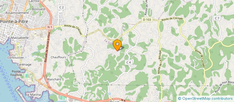 localisation de l'entreprise CADENCE  LE GOSIER