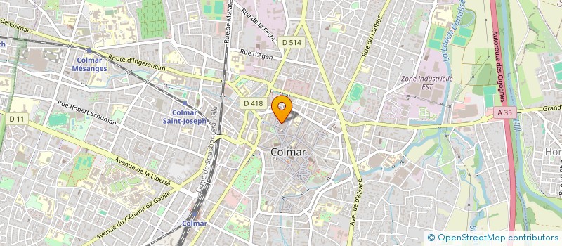 localisation de l'entreprise CADENCE à COLMAR