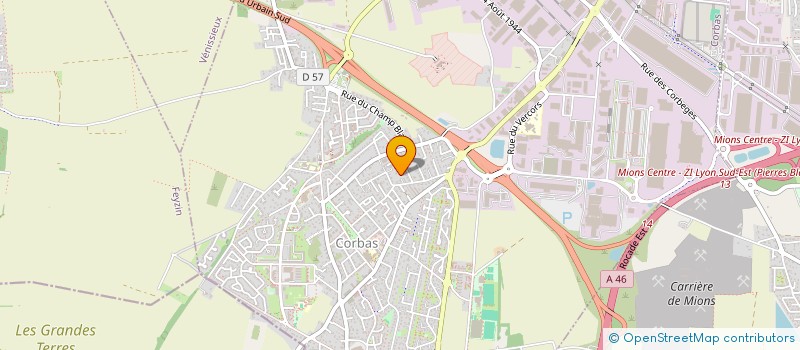 localisation de l'entreprise CADENCE à CORBAS