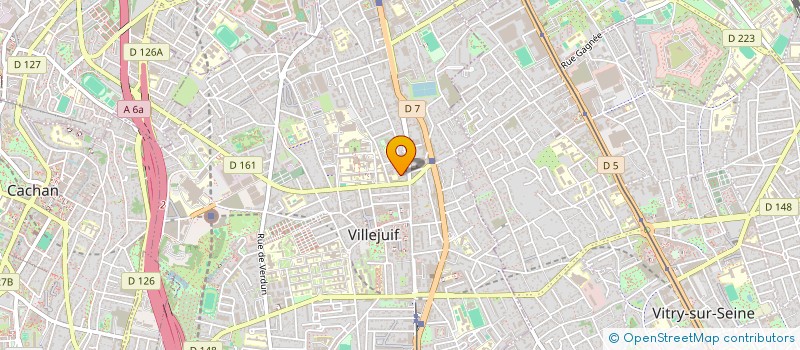 localisation de l'entreprise CADENCE à VILLEJUIF