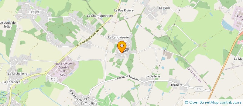 localisation de l'entreprise CADENCE D'IMAGES  LA CHEVROLIERE