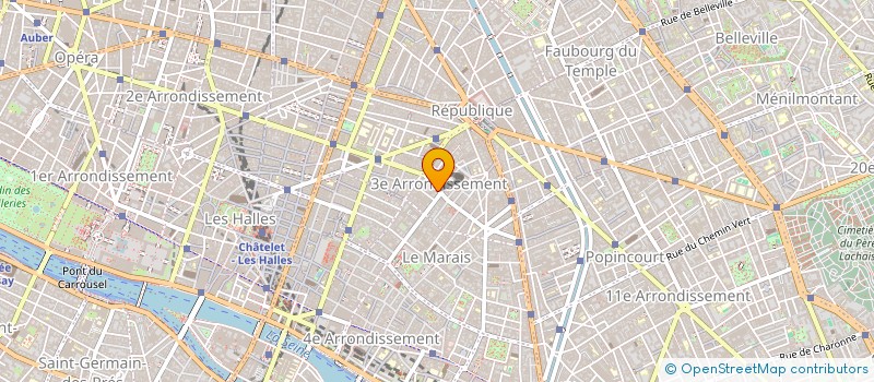 localisation de l'entreprise CADENCE FILMS  PARIS