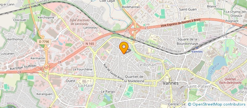 localisation de l'entreprise CADENCE GROOVE à VANNES