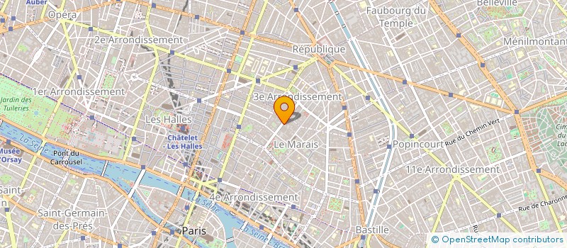 localisation de l'entreprise CADENCE IMAGE  PARIS