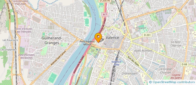 localisation de l'entreprise CADENCE M à VALENCE