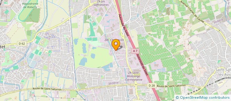 localisation de l'entreprise CADENCE PROMOTION  VEDENE