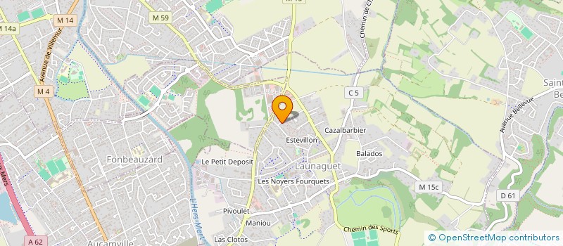 localisation de l'entreprise CADENCES AIR & EAU à LAUNAGUET