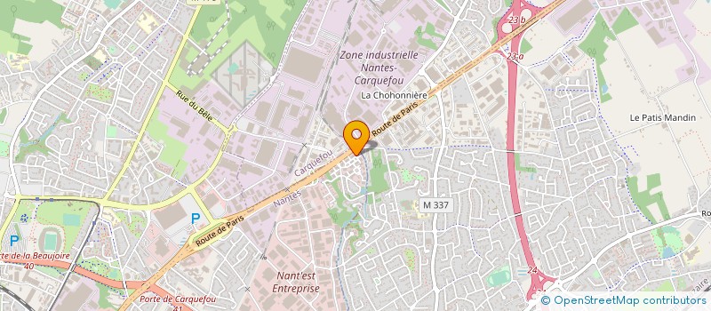 localisation de l'entreprise CADENE CONCEPT à NANTES