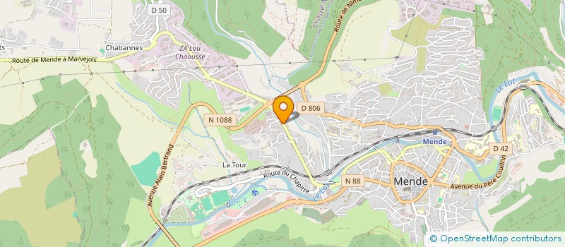 localisation de l'entreprise CADENEDE FINANCES, SPFPL DE NOTAIRES  MENDE