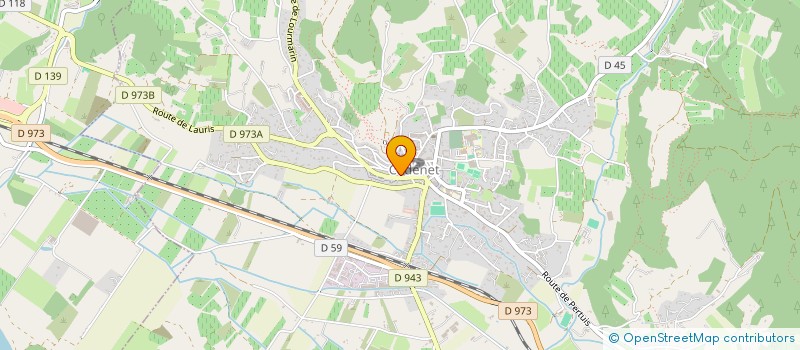 localisation de l'entreprise CADENET PRESSING  CADENET