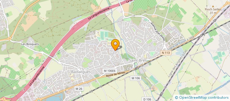 localisation de l'entreprise CADENETS à BAILLARGUES