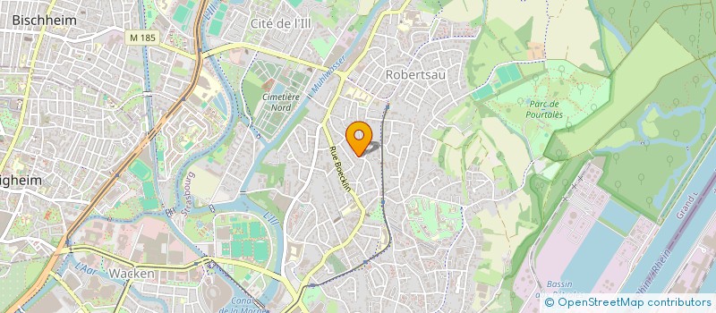 localisation de l'entreprise CADENIA à STRASBOURG