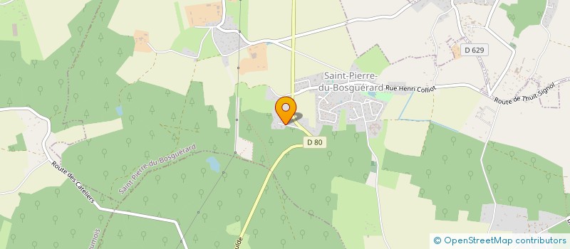 localisation de l'entreprise CADENNAISE  SAINT-PIERRE-DU-BOSGUERARD