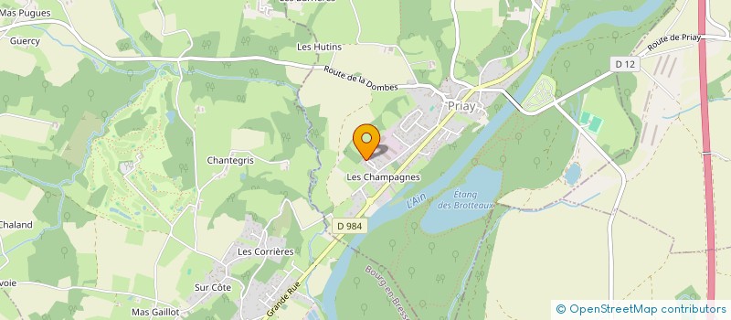 localisation de l'entreprise CADENNC  PRIAY