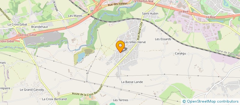 localisation de l'entreprise CADENZA HOLDING  YFFINIAC