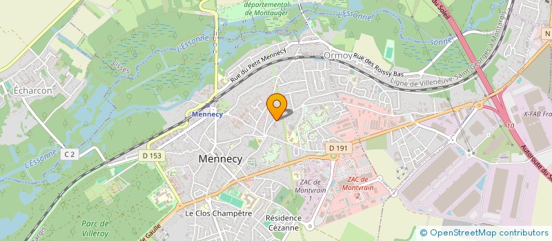 localisation de l'entreprise CADENZA MUSIC à MENNECY