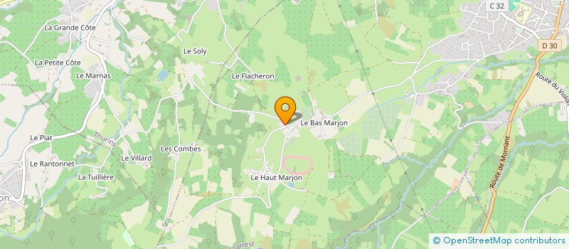 localisation de l'entreprise CADEO  VEZELIN-SUR-LOIRE