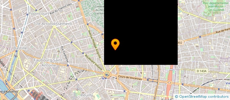 localisation de l'entreprise CADES à PARIS