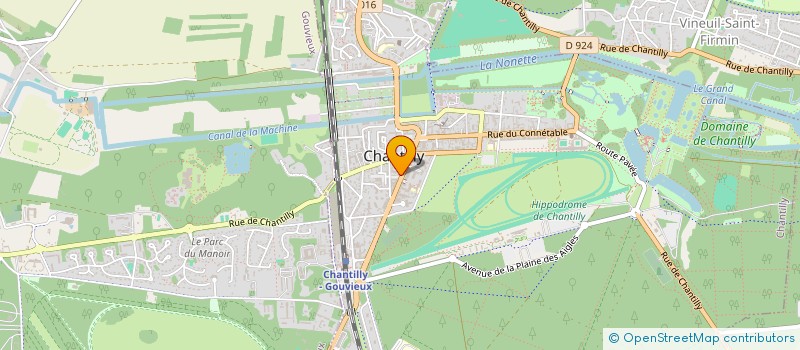 localisation de l'entreprise CADESSENS à CHANTILLY