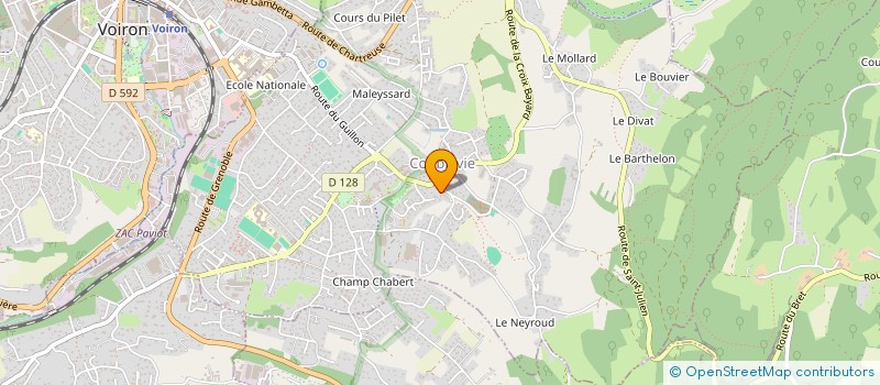 localisation de l'entreprise CADET  COUBLEVIE