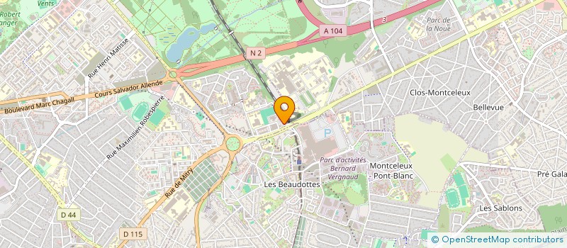 localisation de l'entreprise CADET ASSOCIES à AULNAY-SOUS-BOIS