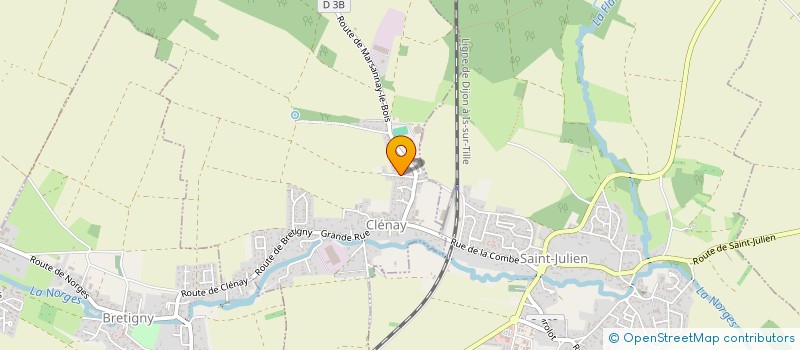 localisation de l'entreprise CADET PAYSAGE  BEIRE-LE-CHATEL