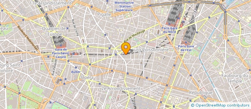localisation de l'entreprise CADET PHOTOCOMPOSITION à PARIS