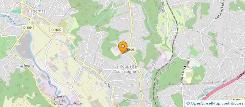 localisation de l'entreprise CADET ROUSSEL  LA ROQUETTE-SUR-SIAGNE