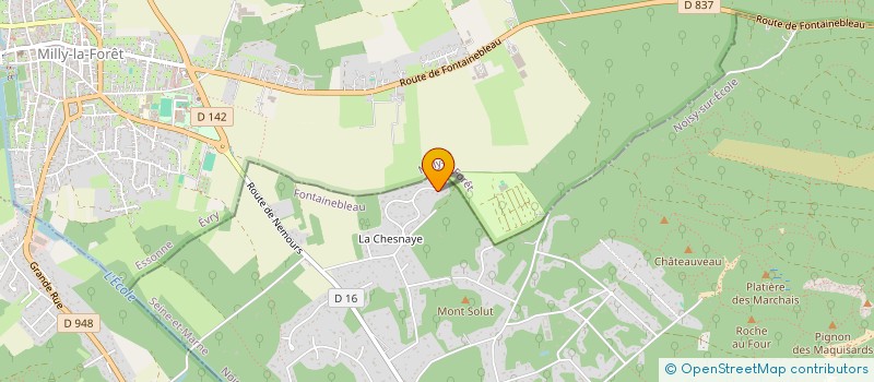 localisation de l'entreprise CADET ROUSSEL  NOISY-SUR-ECOLE