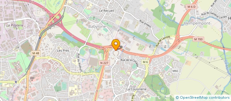 localisation de l'entreprise CADETEL INGENIERIE à VILLENEUVE-D'ASCQ