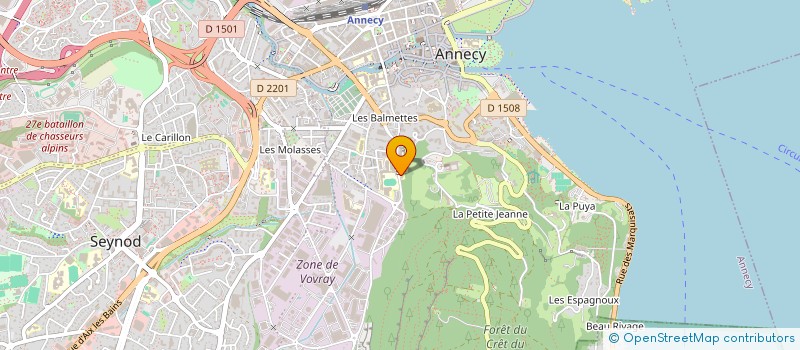 localisation de l'entreprise CADETS COLLEGE ST MICHEL à ANNECY