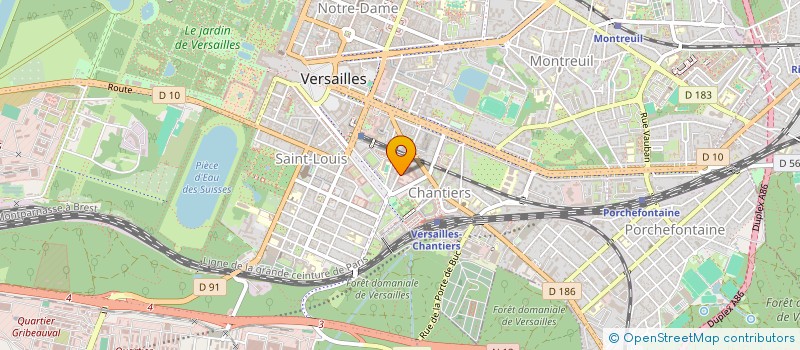 localisation de l'entreprise CADETS EN SCENE  VERSAILLES