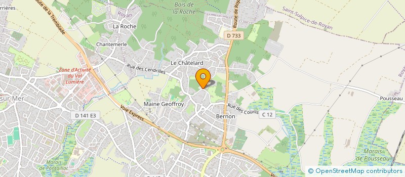 localisation de l'entreprise CADEV  ROYAN