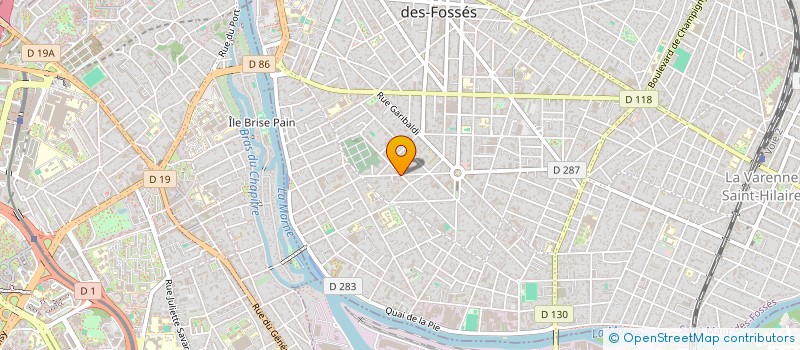 localisation de l'entreprise CADF à SAINT-MAUR-DES-FOSSES