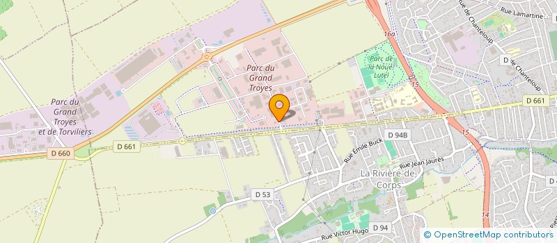 localisation de l'entreprise CADI  SAINTE-SAVINE