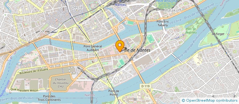 localisation de l'entreprise CADI SERVICE COURSE à NANTES