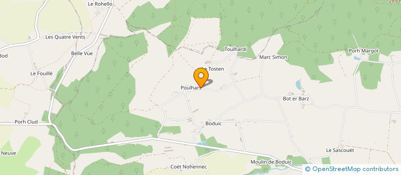 localisation de l'entreprise CADIC  CLEGUEREC