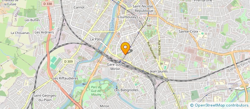 localisation de l'entreprise CADIC IMMOBILIER PAYS DE LOIRE à LE MANS