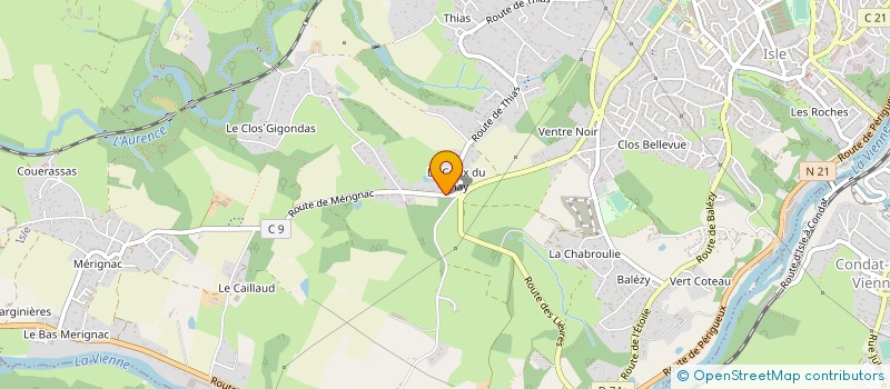 localisation de l'entreprise CADIC MARC à ISLE
