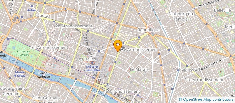localisation de l'entreprise CADICA FRANCE SAS à PARIS