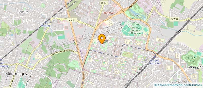 localisation de l'entreprise CADIDOM à SARCELLES