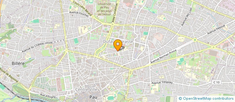 localisation de l'entreprise CADIER à PAU
