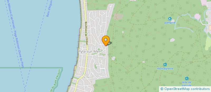 localisation de l'entreprise CADIER MOUREU à LA TESTE-DE-BUCH